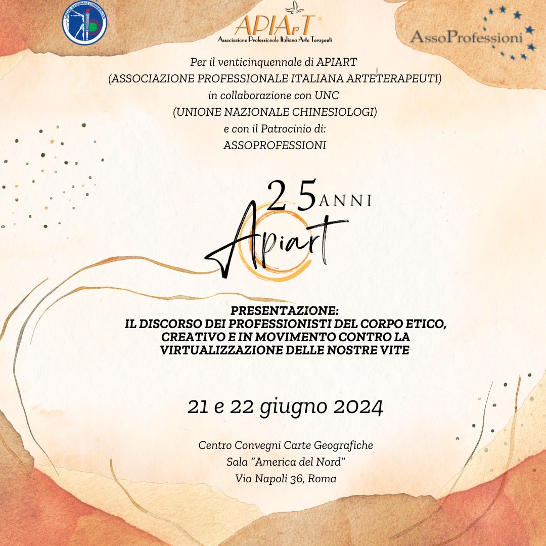 25° Anniversario APIaRT – Convegno 21/22 giugno 2023